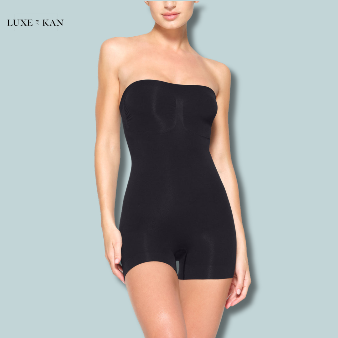 SKIMS SEAMLESS SCULPT STRAPLESS SHORTIE BODYSUIT