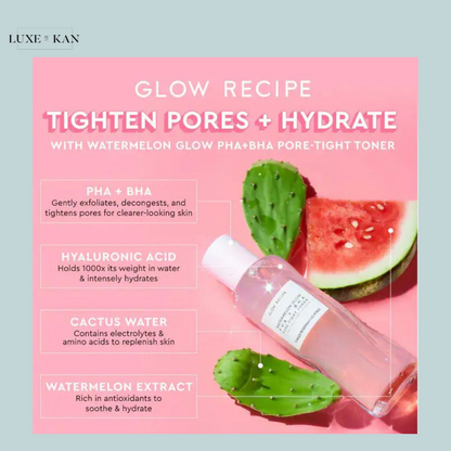 وصفة توهج البطيخ توهج PHA + BHA Toner-Tight Toner