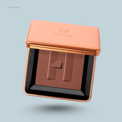 HAUS LABS Power Sculpt Velvet Bronzer مع زهرة العطاس المخمرة
