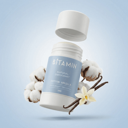 Bitamin Cotton Vanilla Natural Deodorant 30g