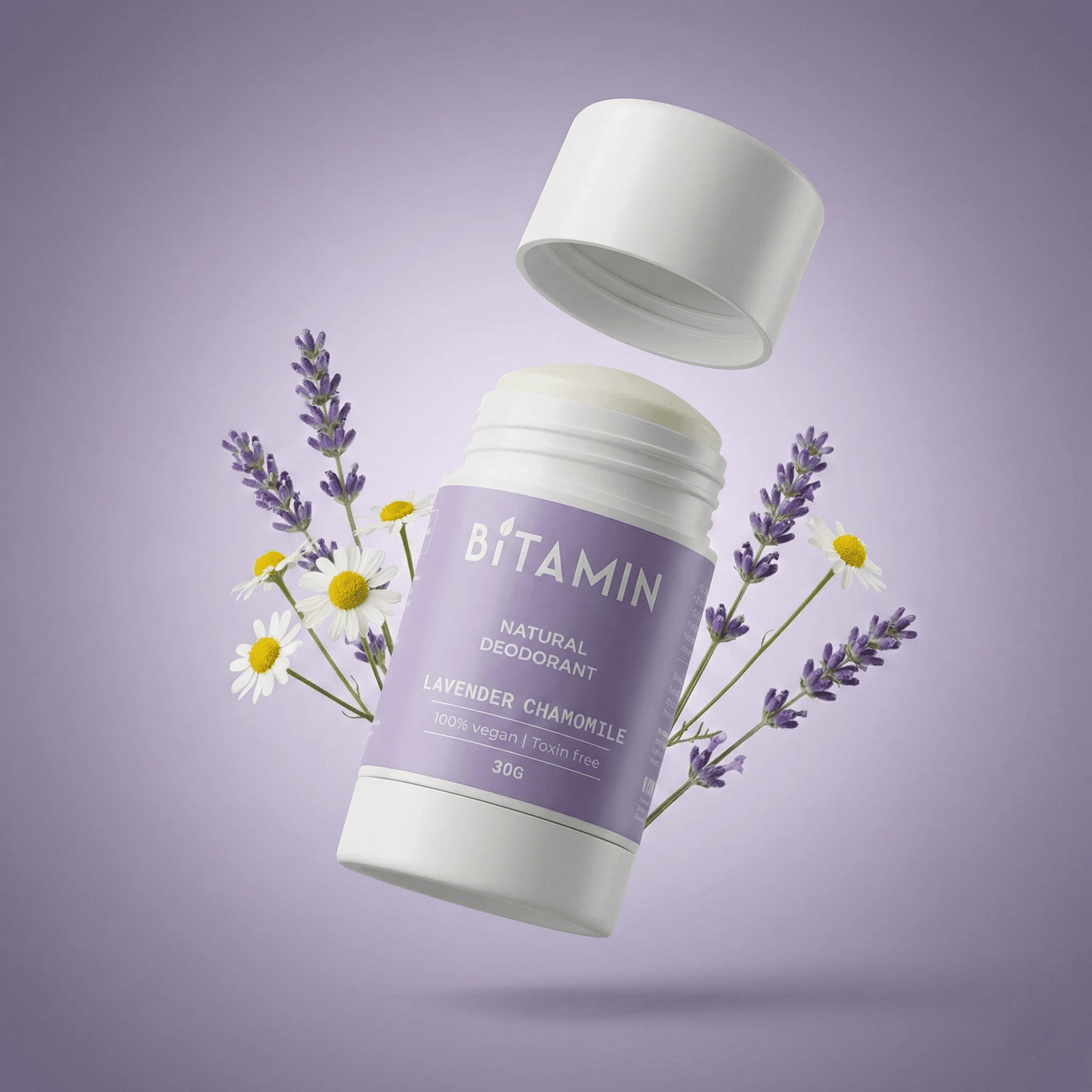 Bitamin Lavender Chamomile Natural Deodorant   30g