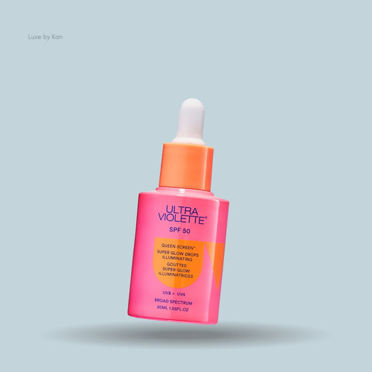 الترا فيوليت كوين سكرين SPF50 قطرات مضيئة فائقة التوهج 30 مل