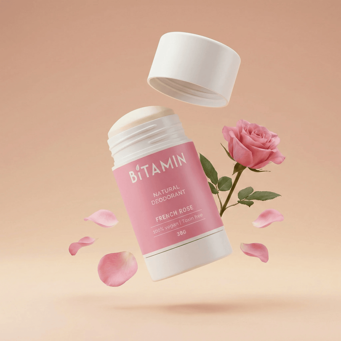 Bitamin French Rose  Natural Deodorant   30g