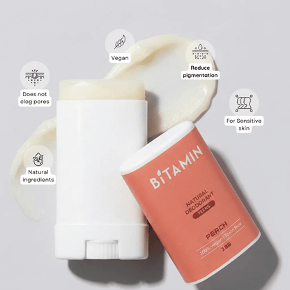 Bitamin Peach Teens Natural Deodorant 15g