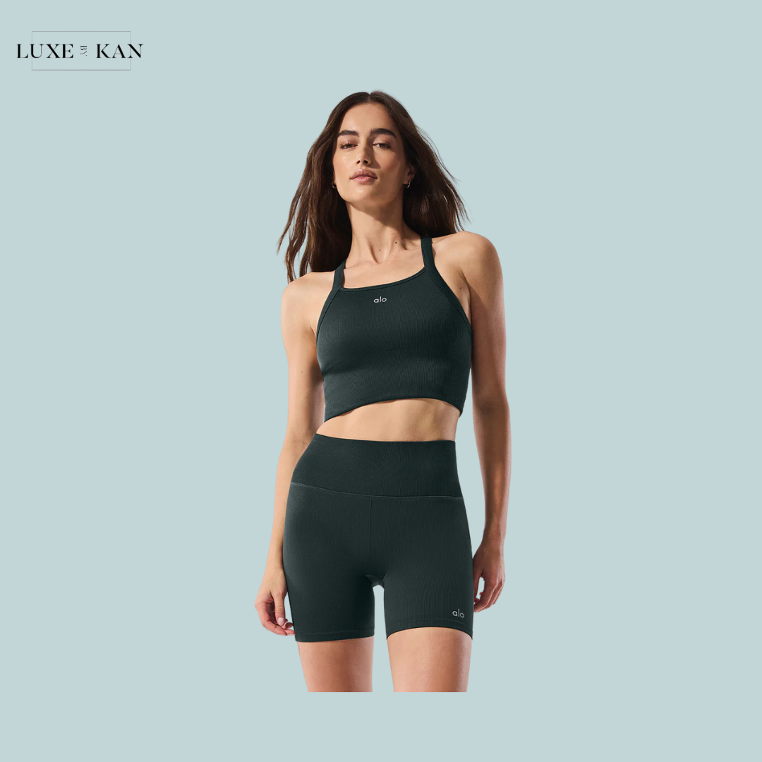 Alo Seamless Ribbed Favorite Bra Tank Limited