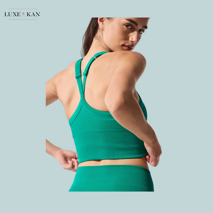 Alo Seamless Ribbed Favorite Bra Tank Limited