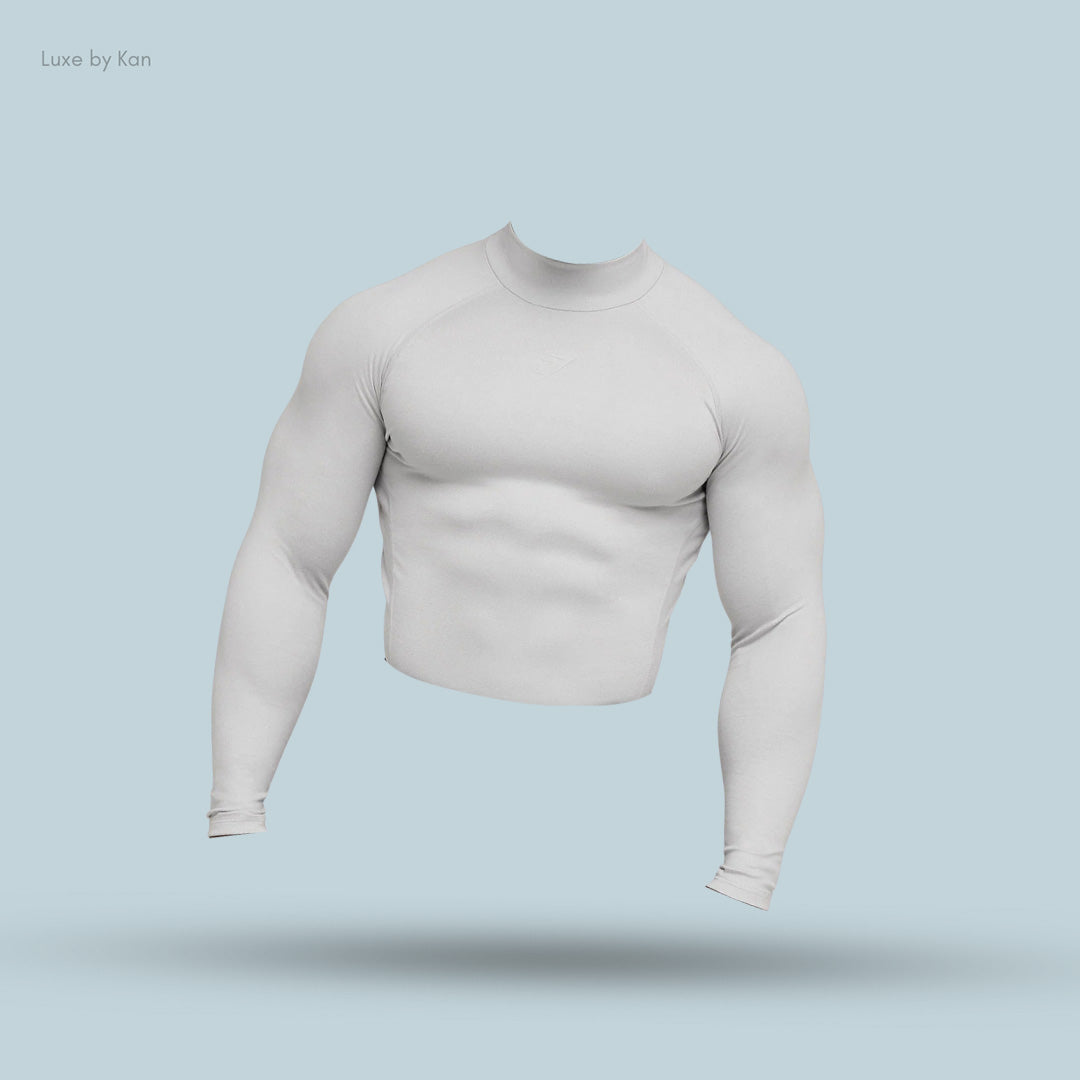 Gymshark Element Baselayer Mock Neck Long Sleeve T-Shirt – Luxe by Kan