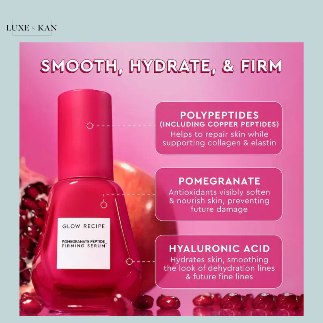 GLOW RECIPE POMEGRANTE PEPTIDE FIRMING SERUM 30ML