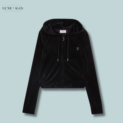 Juicy couture zip through hoodie sale