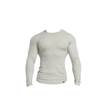 GYMSHARK MEN RIBBED LONG SLEEVE T-SHIRT