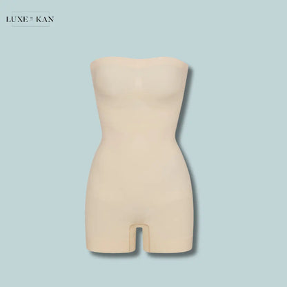 Skims Seamless Sculpt Strapless Shortie Bodysuit