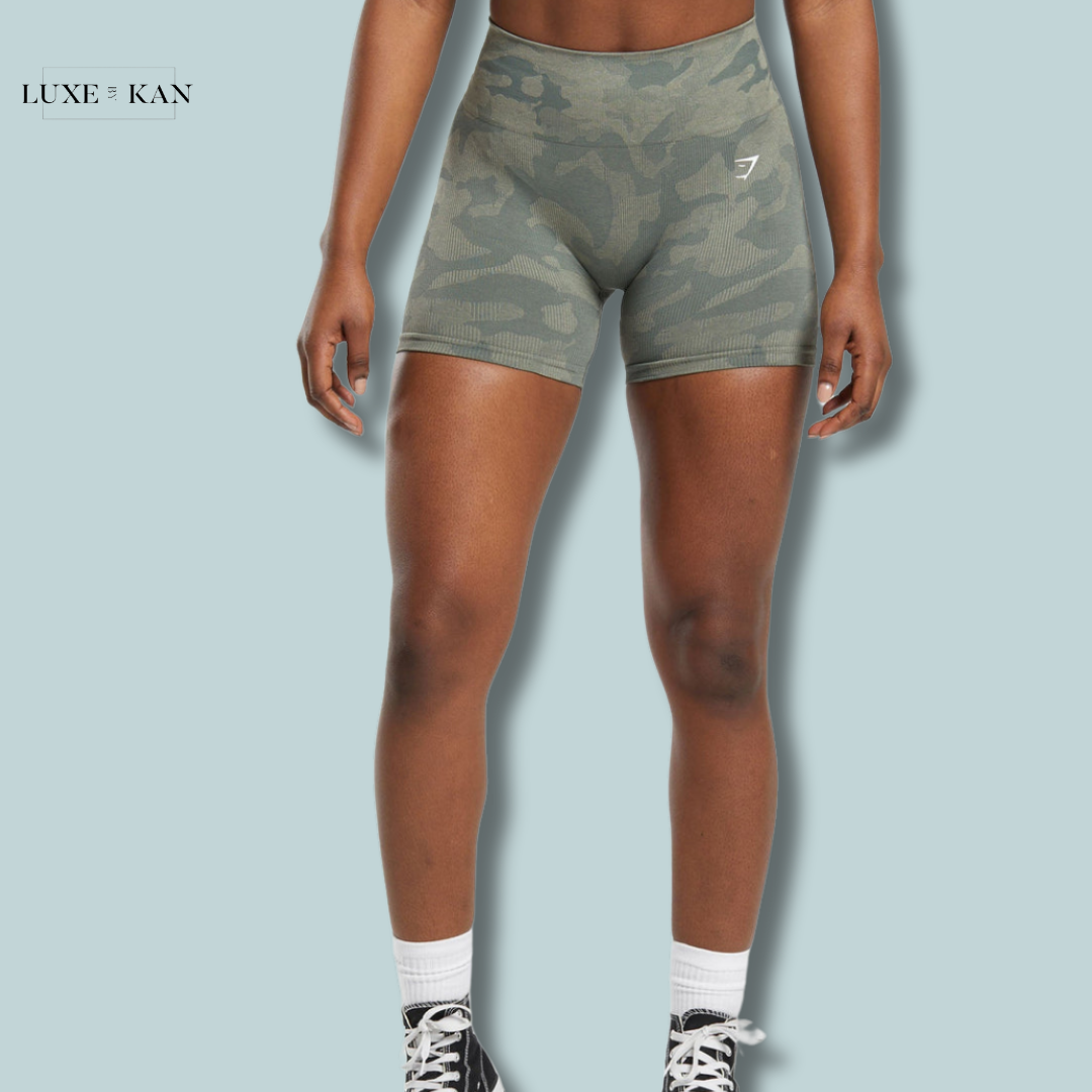 GYMSHARK ADAPT CAMO SEAMLESS SHORTS