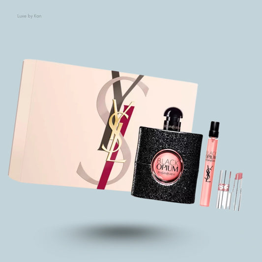 YVES SAINT LAURENT Black Opium Eau De Parfum and Loveshine Balm Gift Set 90ml