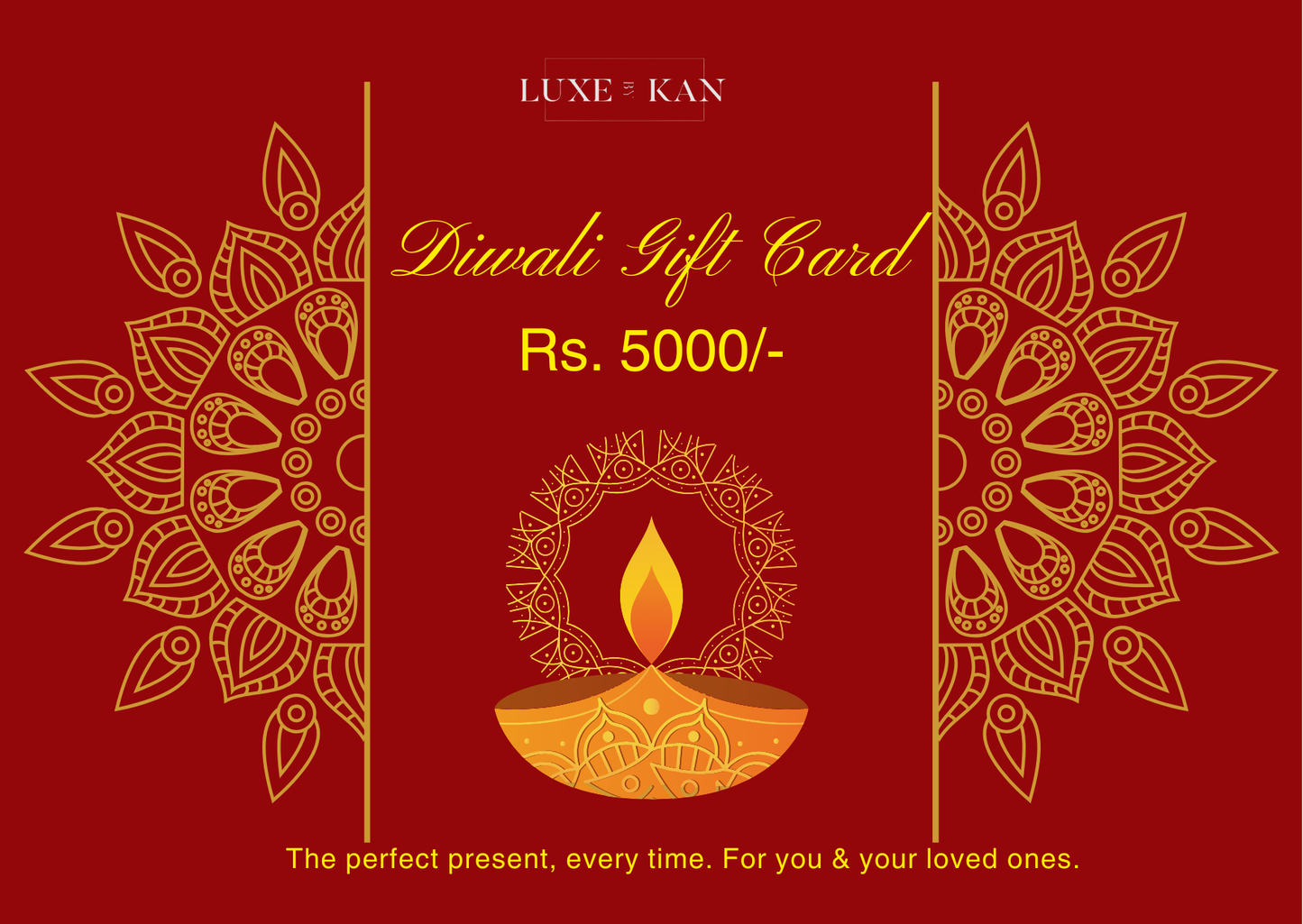 Luxe By Kan Diwali E-Gift Card