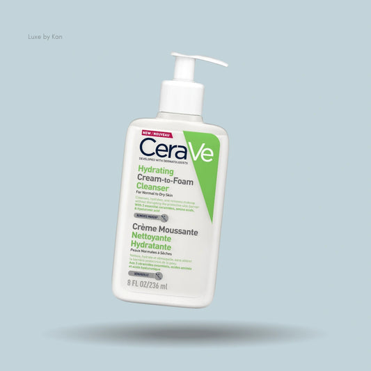 CeraVe Hydrating Cream-To-Foam Cleanser For Normal To Dry Skin