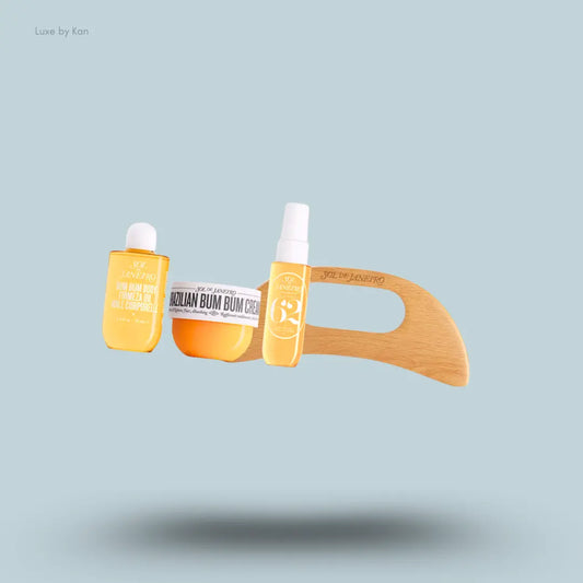 Sol de Janeiro Lifted BumBums & Spritz Gift Set with body cream, oil, mist and firmeza tool