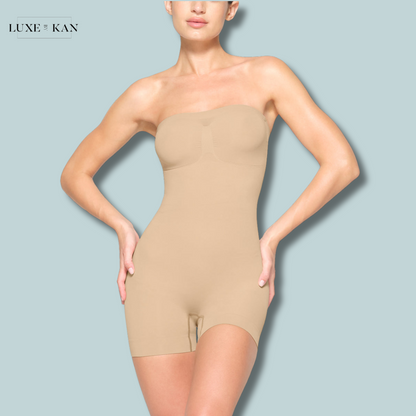 SKIMS SEAMLESS SCULPT STRAPLESS SHORTIE BODYSUIT