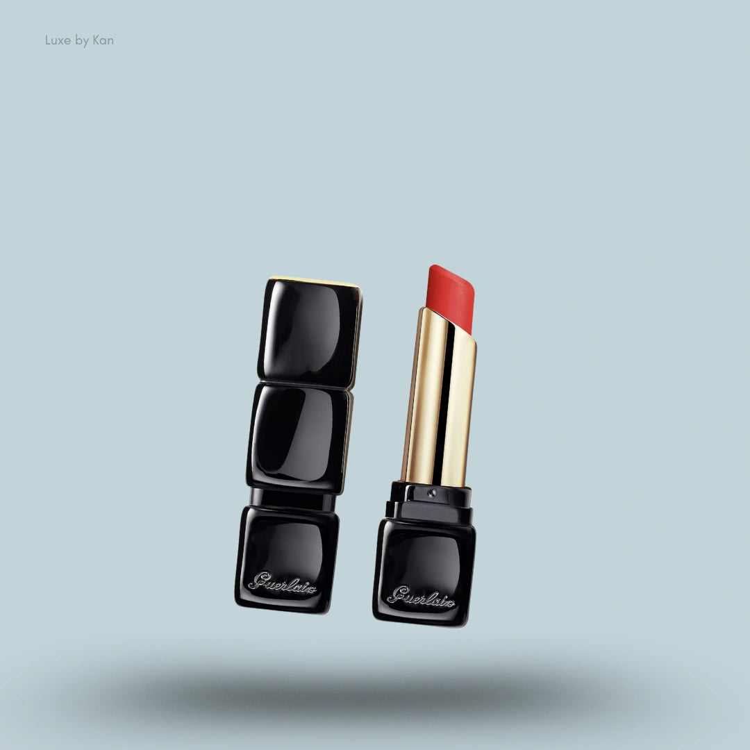 Guerlain  Kisskiss  Tender  Matte  16 Hour Comfort  Lightweight Luminous Matte Lipstick  2.8G