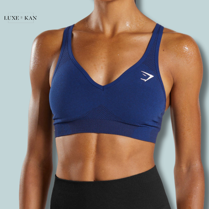 GYMSHARK VITAL SEAMLESS V NECK SPORTS BRA
Light Support