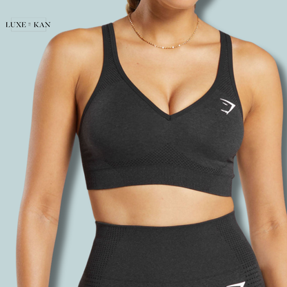 GYMSHARK VITAL SEAMLESS V NECK SPORTS BRA
Light Support