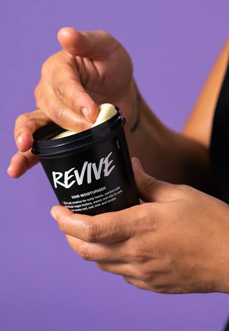 Lush Cosmetics Revive Hair Styling