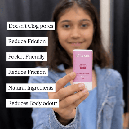 Bitamin Peach Teens Natural Deodorant 15g