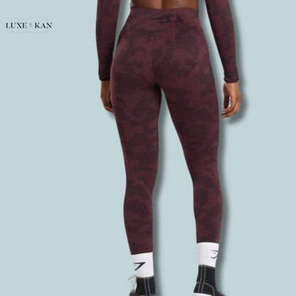 GYMSHARK ADAPT CAMO SEAMLESS RIBBED LEGGINGS