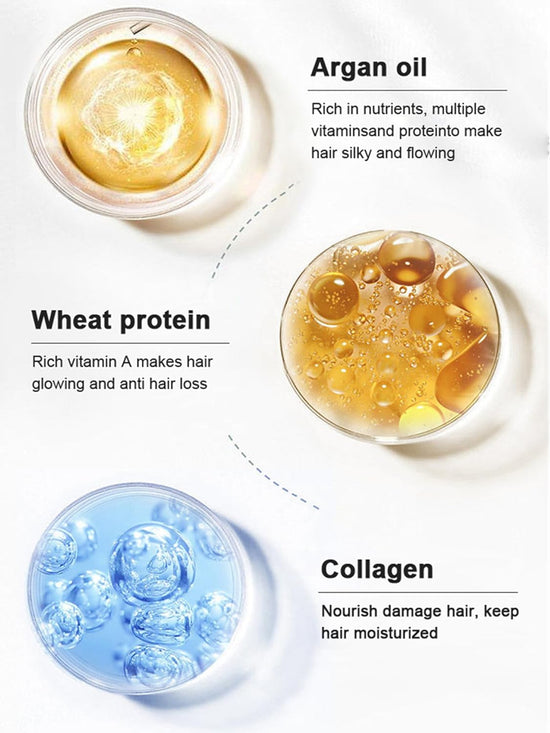 Contents of karseell hair mask- Argan oil. wheat protein and collagen