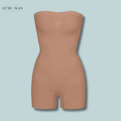 Skims Seamless Sculpt Strapless Shortie Bodysuit