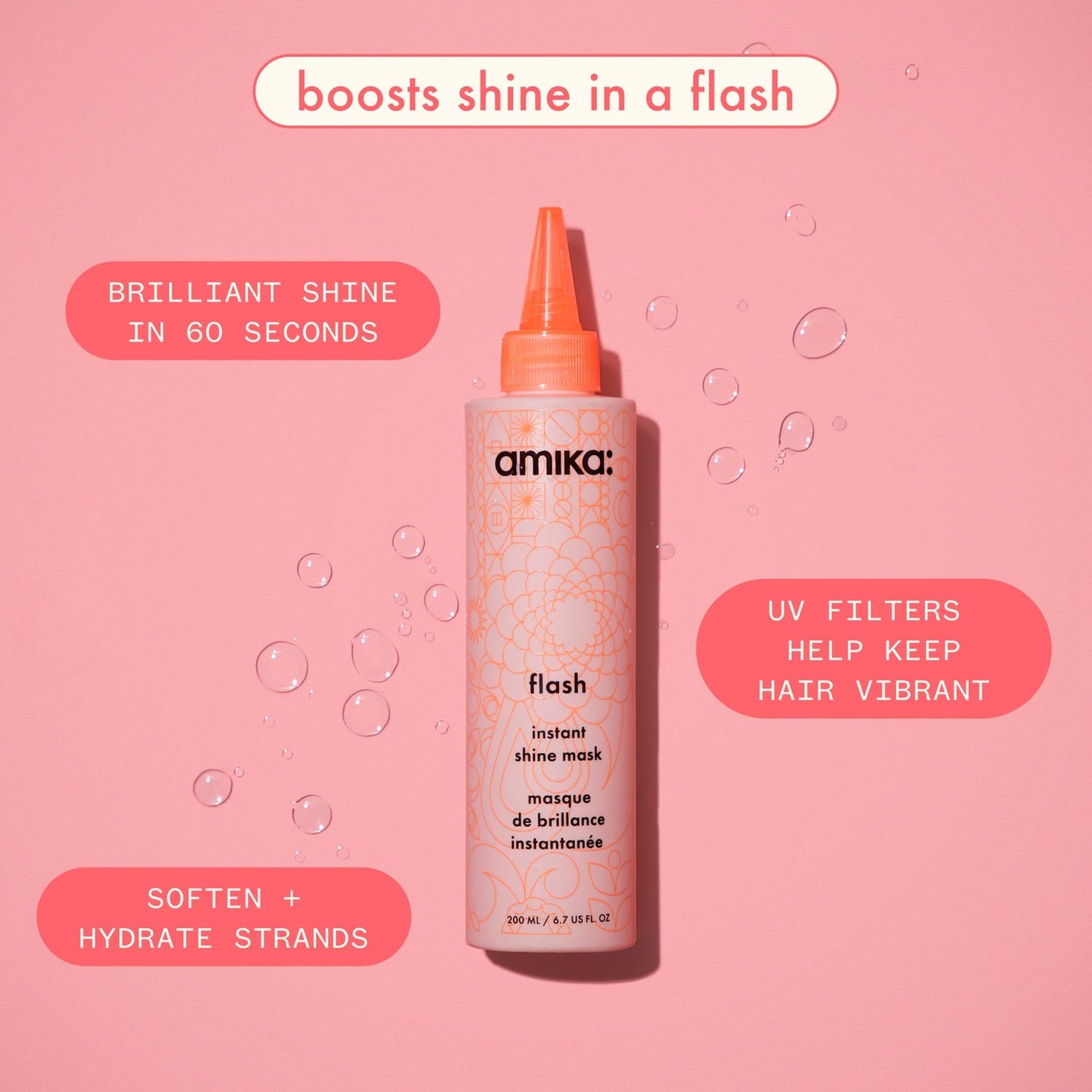 AMIKA FLASH INSTANT SHINE MASK 200ML