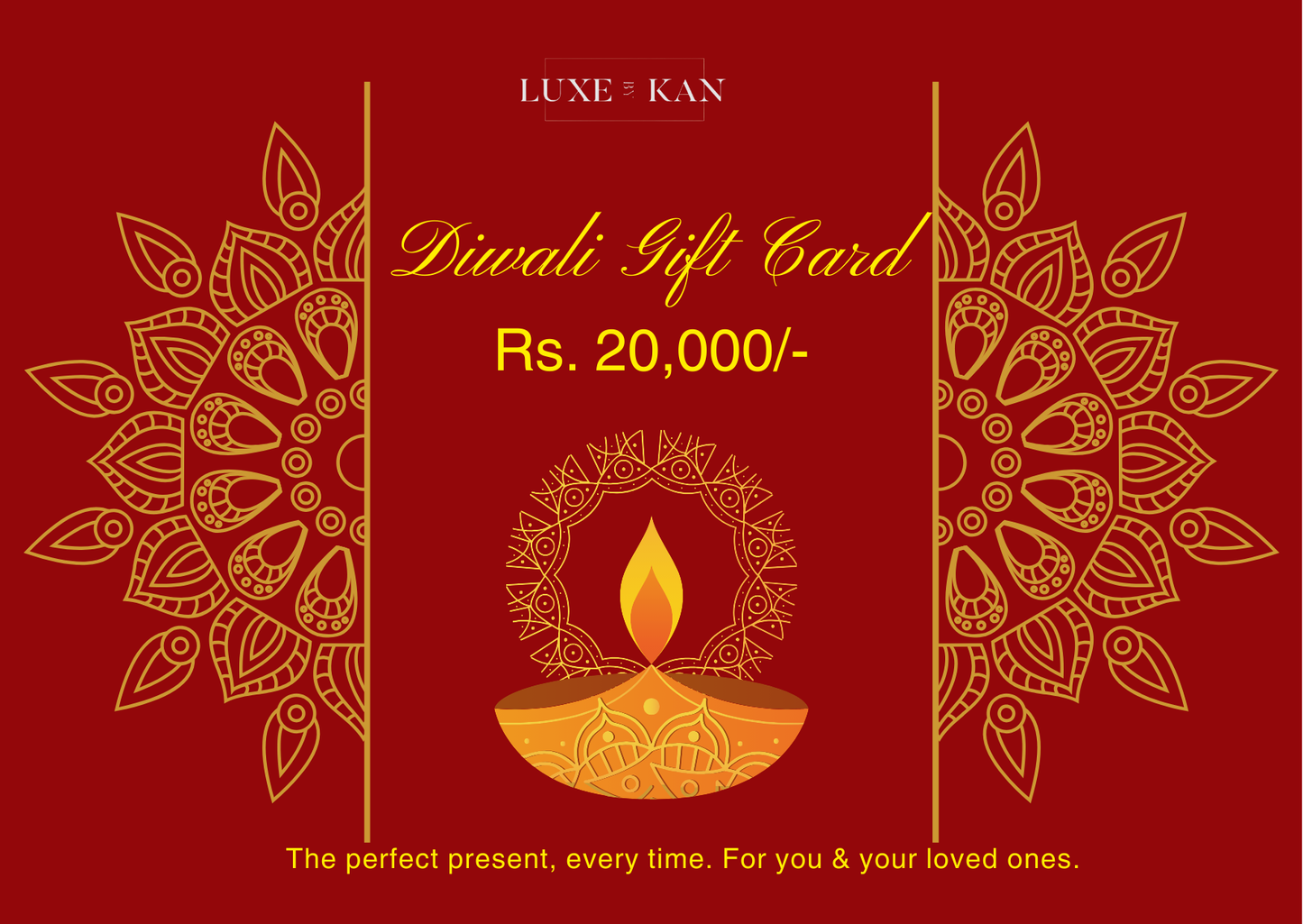 Luxe By Kan Diwali E-Gift Card