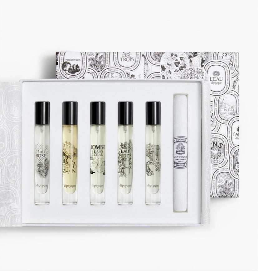 DIPTYQUE SET OF 5 EAU DE TOILETTE 7.5ml