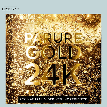 GUERLAIN 24H HYDRATION PARURE GOLD 24K RADIANCE BOOSTER PERFECTION PRIMER باللون الأصفر الذهبي 156 مل