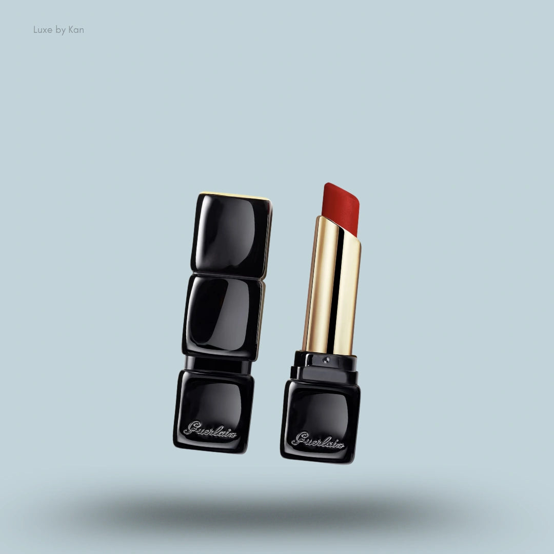 Guerlain  Kisskiss  Tender  Matte  16 Hour Comfort  Lightweight Luminous Matte Lipstick  2.8G