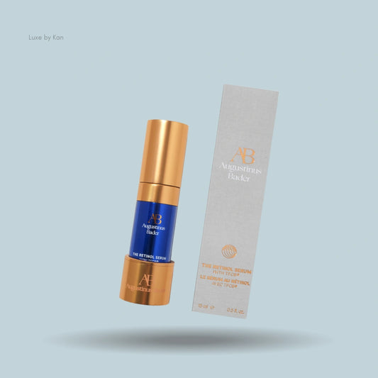 Augustinus Bader The Retinol Serum 15ml blue bottle with golden cap and white box