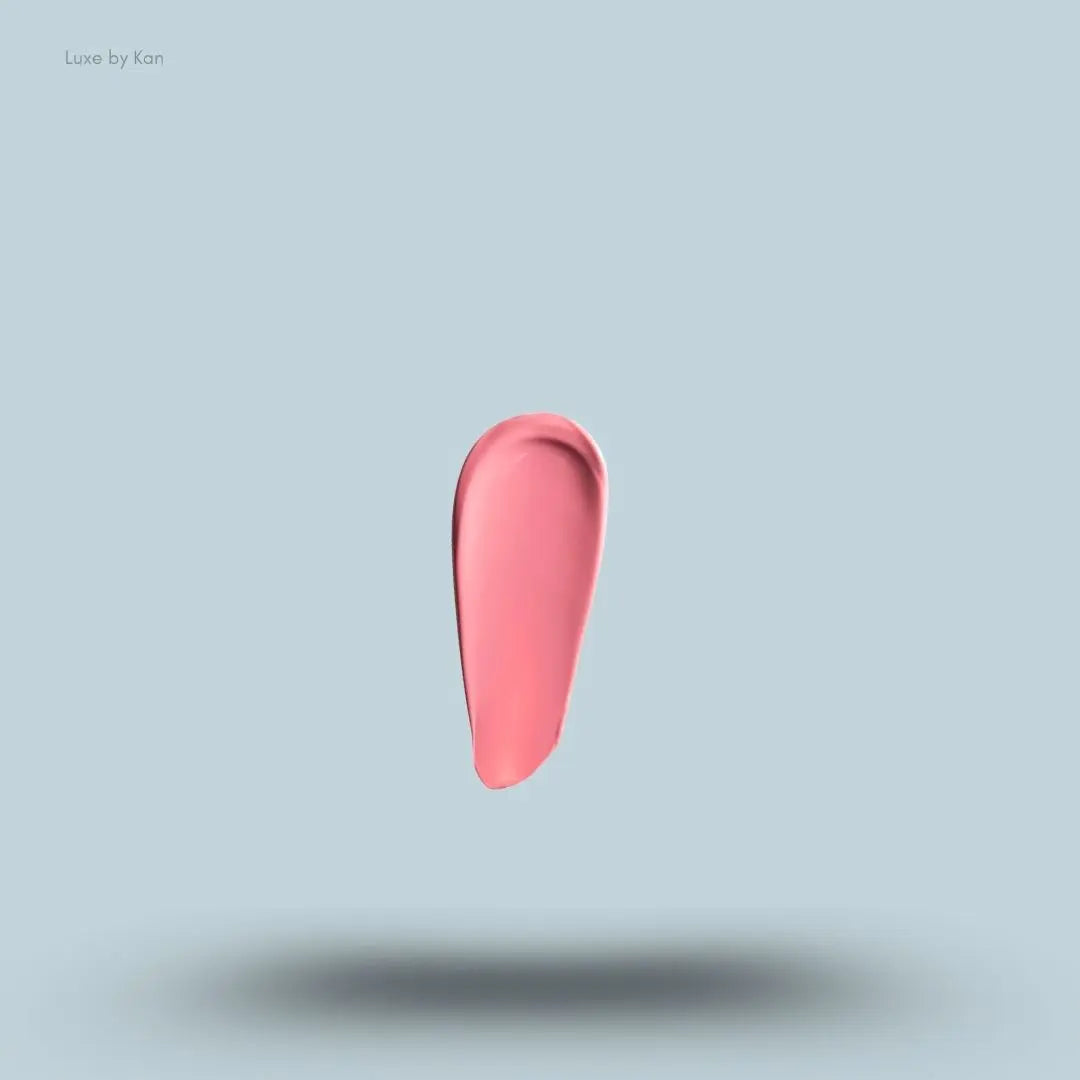 Kylie Cosmetics Lip and Cheek Blush Tint 9ml swatch on blue background — Luxe by Kan India
