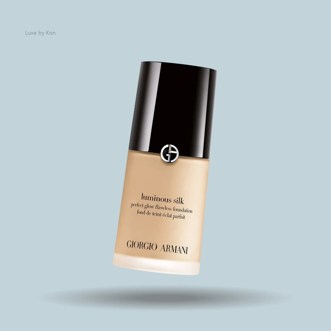 Armani Luminous Silk foundation bottle with black cap.