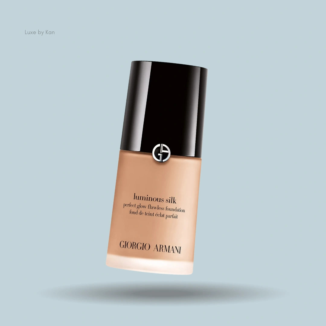 Armani Luminous Silk foundation bottle with black cap.