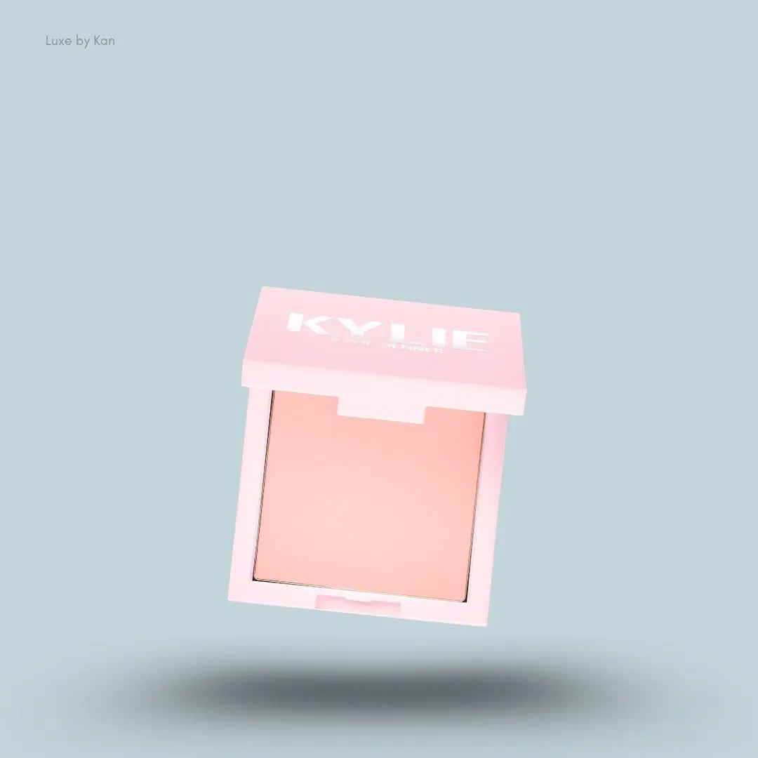 Kylie Cosmetics Pressed Blush Powder palette on blue background — LBK India
