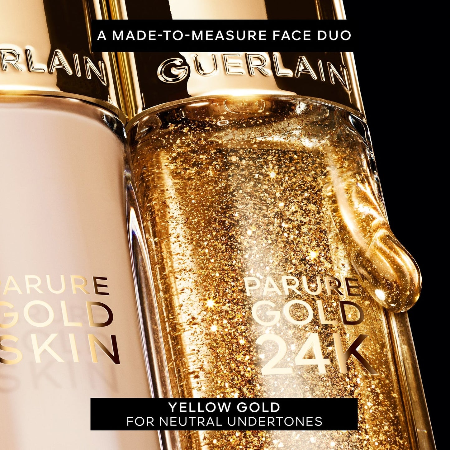 GUERLAIN 24H HYDRATION PARURE GOLD 24K RADIANCE BOOSTER PERFECTION PRIMER IN YELLOW GOLD 156ML