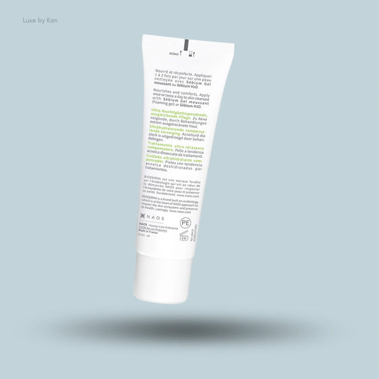 Bioderma Sebium Hydra Moisturizer for Oily, Acne-Prone Skin with Ceramides for 24H Hydration