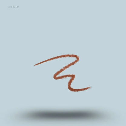Kylie Cosmetics Precision Pout Lip Liner swatch on blue background — Luxe by Kan India