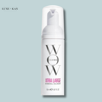 White pump bottle of Color Wow Xtra Large Bombshell Volumizer, 50ml.