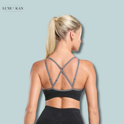 GYMSHARK Apex Contrast Sports Bra Light Support