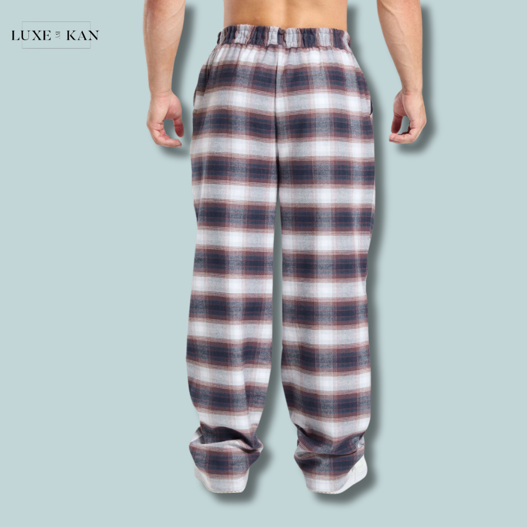 GYMSHARK Flannel Pants oversized fit