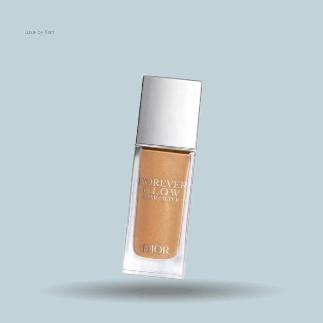 Dior Forever Glow foundation bottle in light beige.