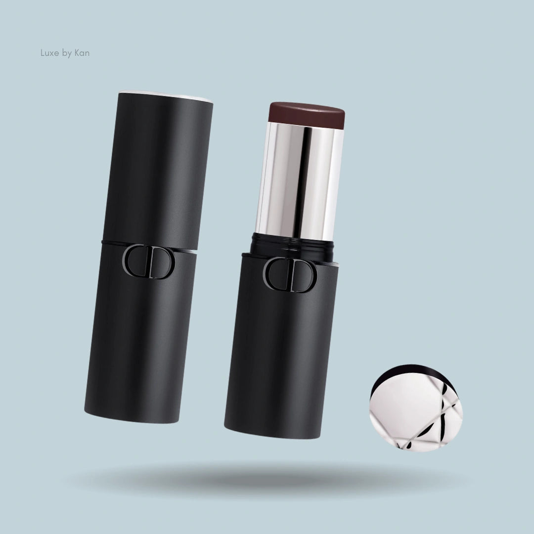 Dior Contour Sculpting/Bronzing Stick in a dark tube with the "CD" logo, with one stick shown open.