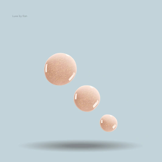 Three-dimensional illustration of vernis top coat nail polish suspended in air on a pale blue background.