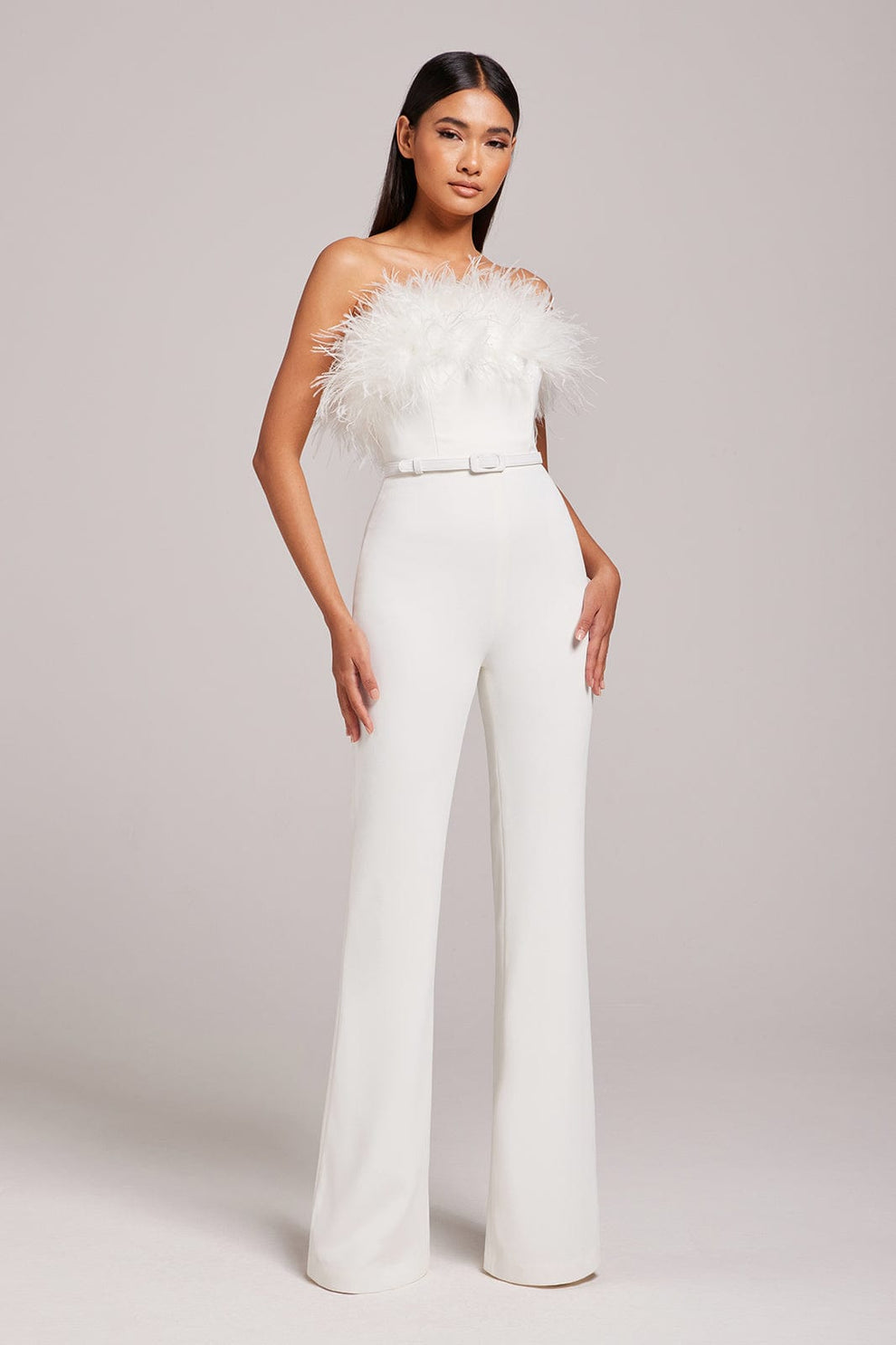 NADINE MERABI COLETTE WHITE JUMPSUIT