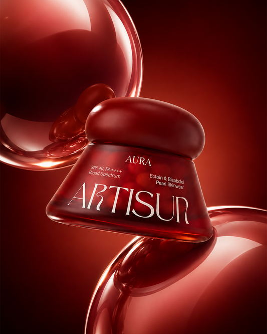 Artisun Aura Pearl Skinwear™ Sunscreen SPF 40 PA++++ | Invisible Finish, No White Cast